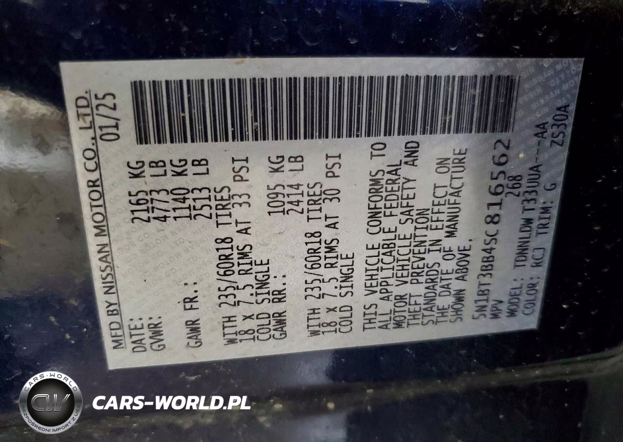 2025 Nissan Rogue Sv VIN:5N1BT3BB4SC816562 - 14