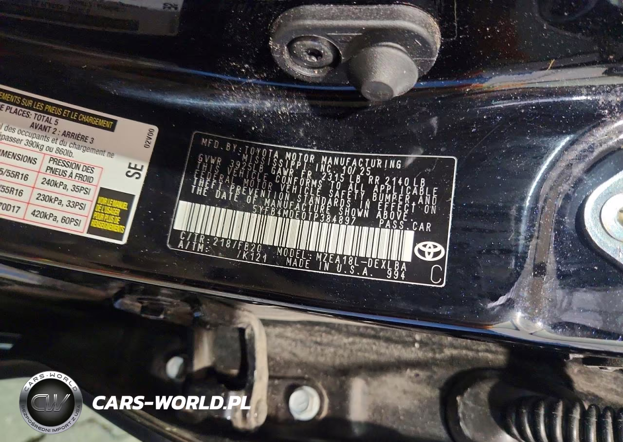 2026 Toyota Corolla Le VIN:5YFB4MDE0TP384897 - 12