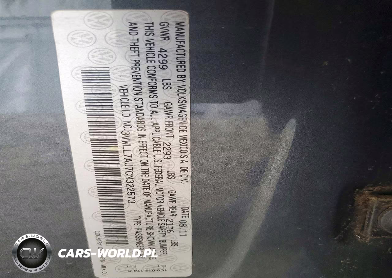 2012 Volkswagen Jetta Tdi VIN:3VWLL7AJ7CM322573 - 12