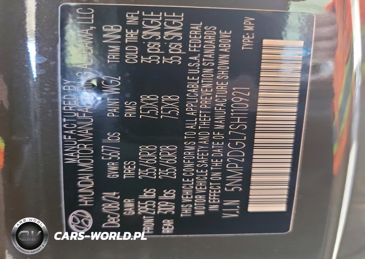 2025 Hyundai Santa Fe Sel VIN:5NMP2DGL7SH110921 - 13