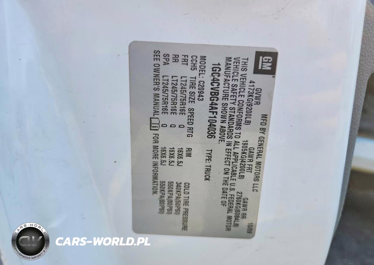 2010 Chevrolet Silverado C2500 Heavy Duty VIN:1GC4CVBG4AF104036 - 12