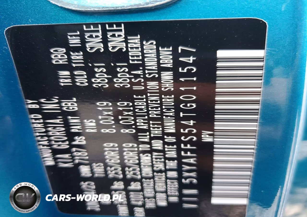 2026 Kia Ev9 Wind VIN:5XYAFFS54TG011547 - 13