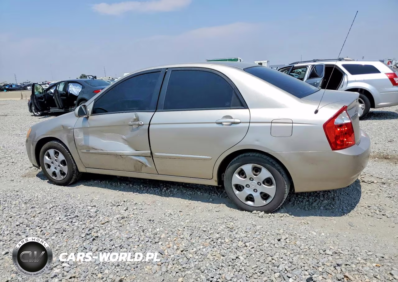 2006 Kia Spectra Ex VIN:KNAFE121065279255 - 2