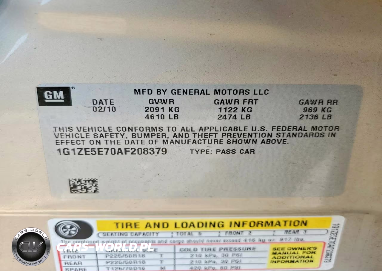 2010 Chevrolet Malibu Ltz VIN:1G1ZE5E70AF208379 - 12