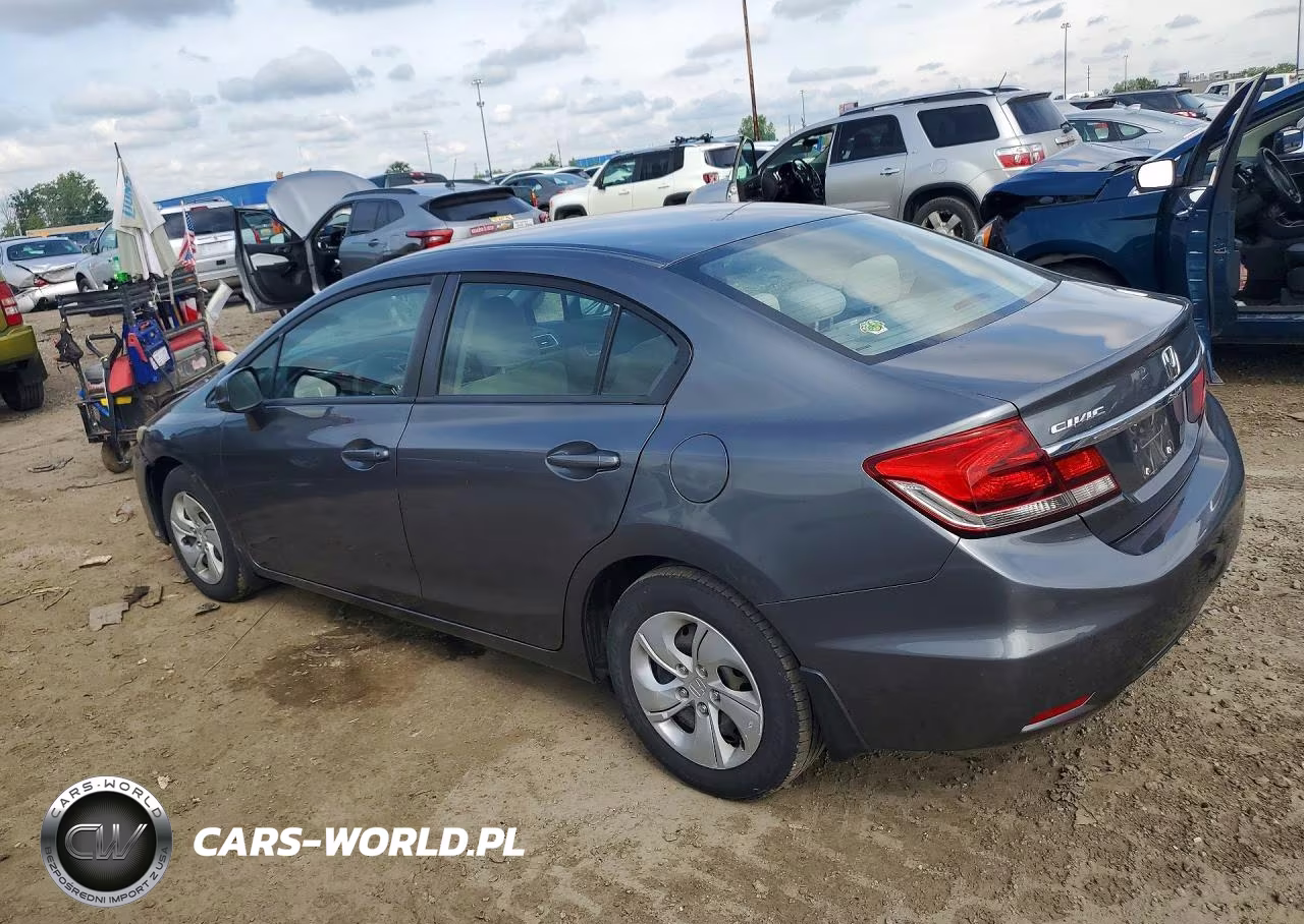 2013 Honda Civic Lx VIN:19XFB2F52DE013168 - 2