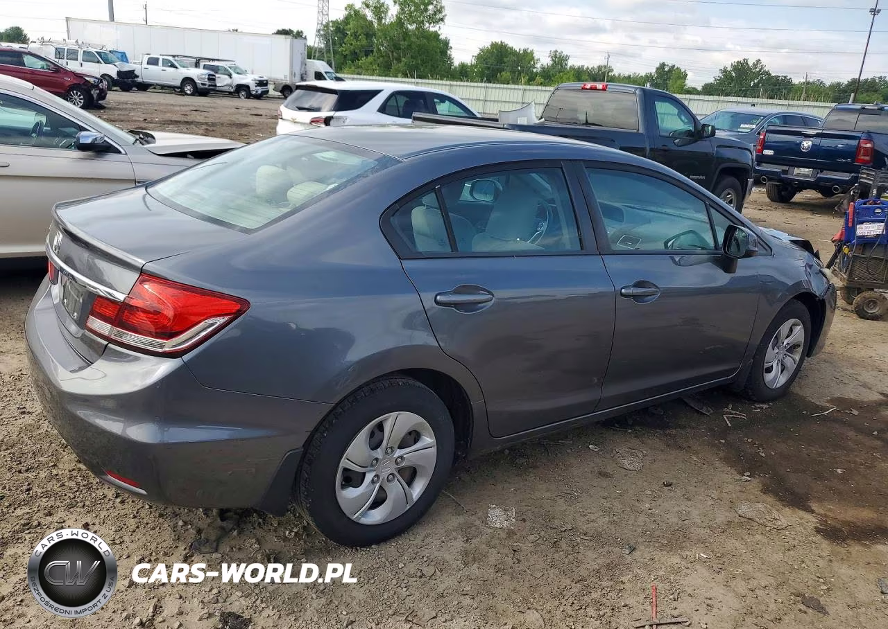 2013 Honda Civic Lx VIN:19XFB2F52DE013168 - 3