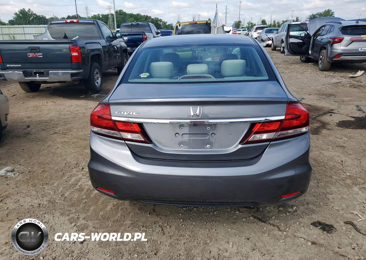 2013 Honda Civic Lx VIN:19XFB2F52DE013168 - 6