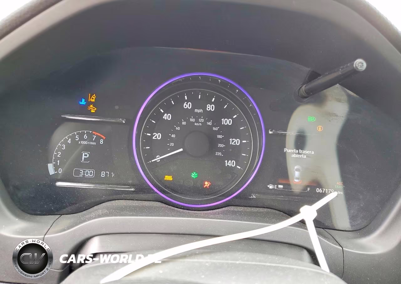 2019 Honda Hr-V Exl VIN:3CZRU6H74KM703398 - 9