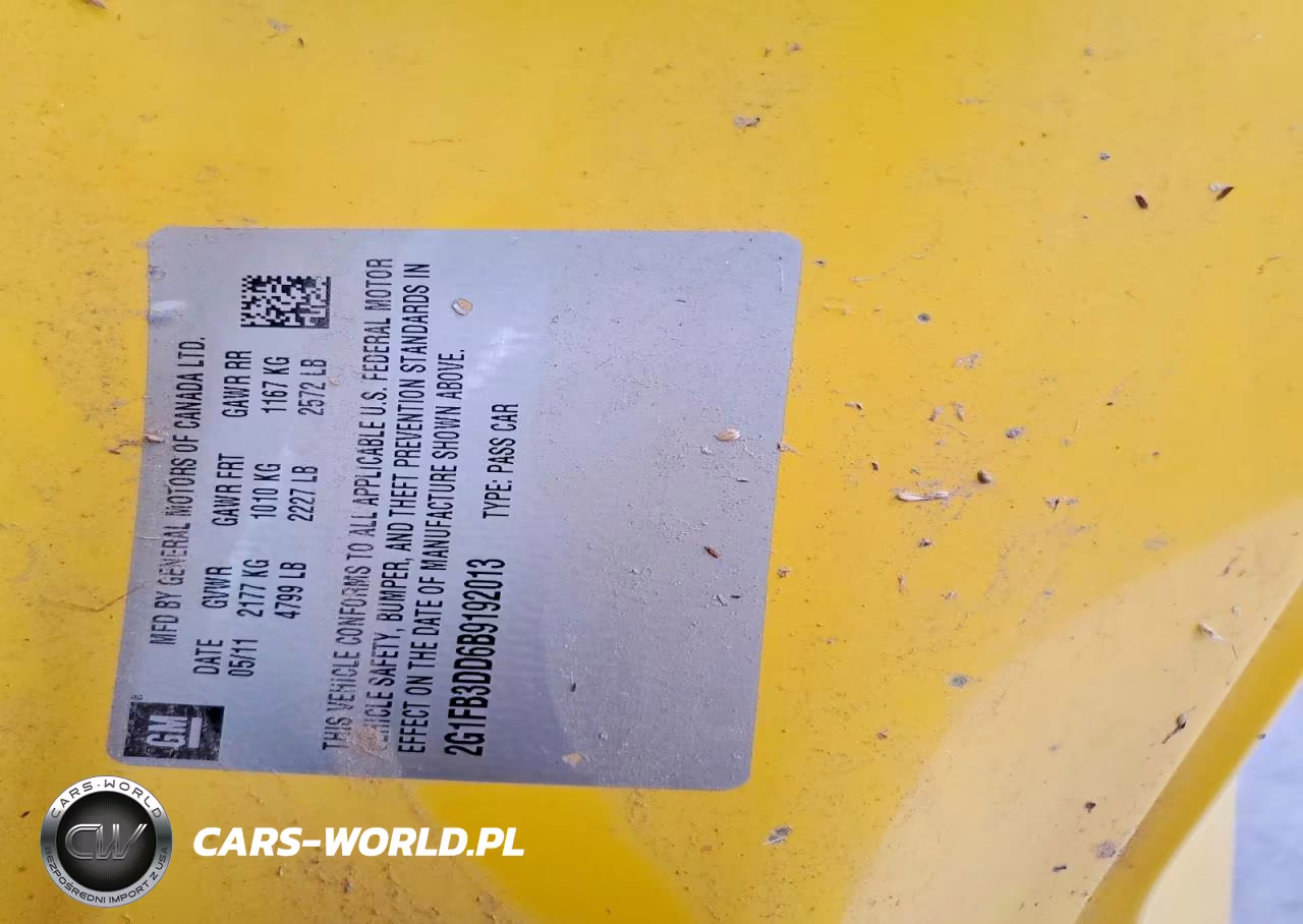 2011 Chevrolet Camaro Lt VIN:2G1FB3DD6B9192013 - 12
