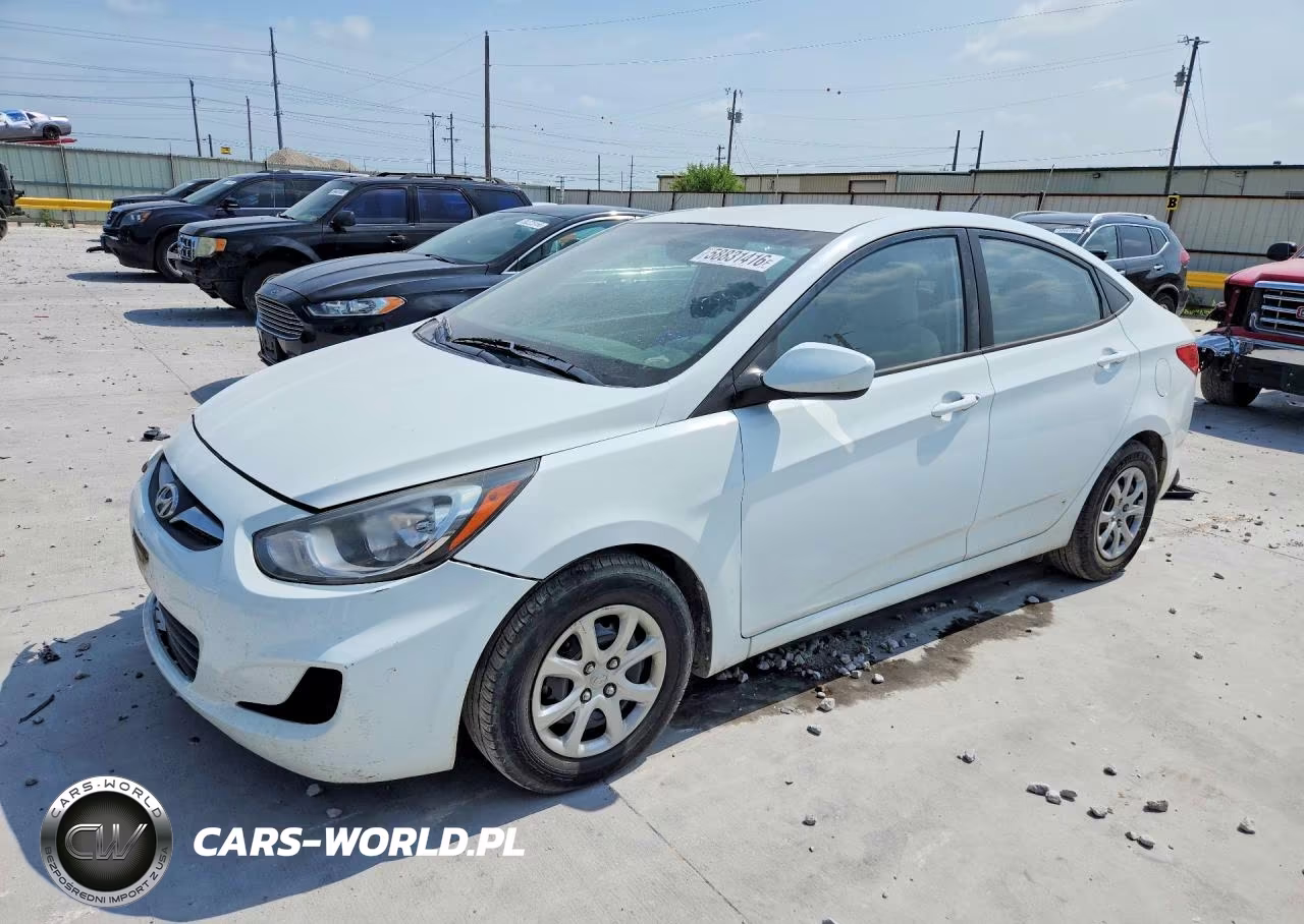 2014 Hyundai Accent Gls VIN:KMHCT4AE0EU749754 - 1