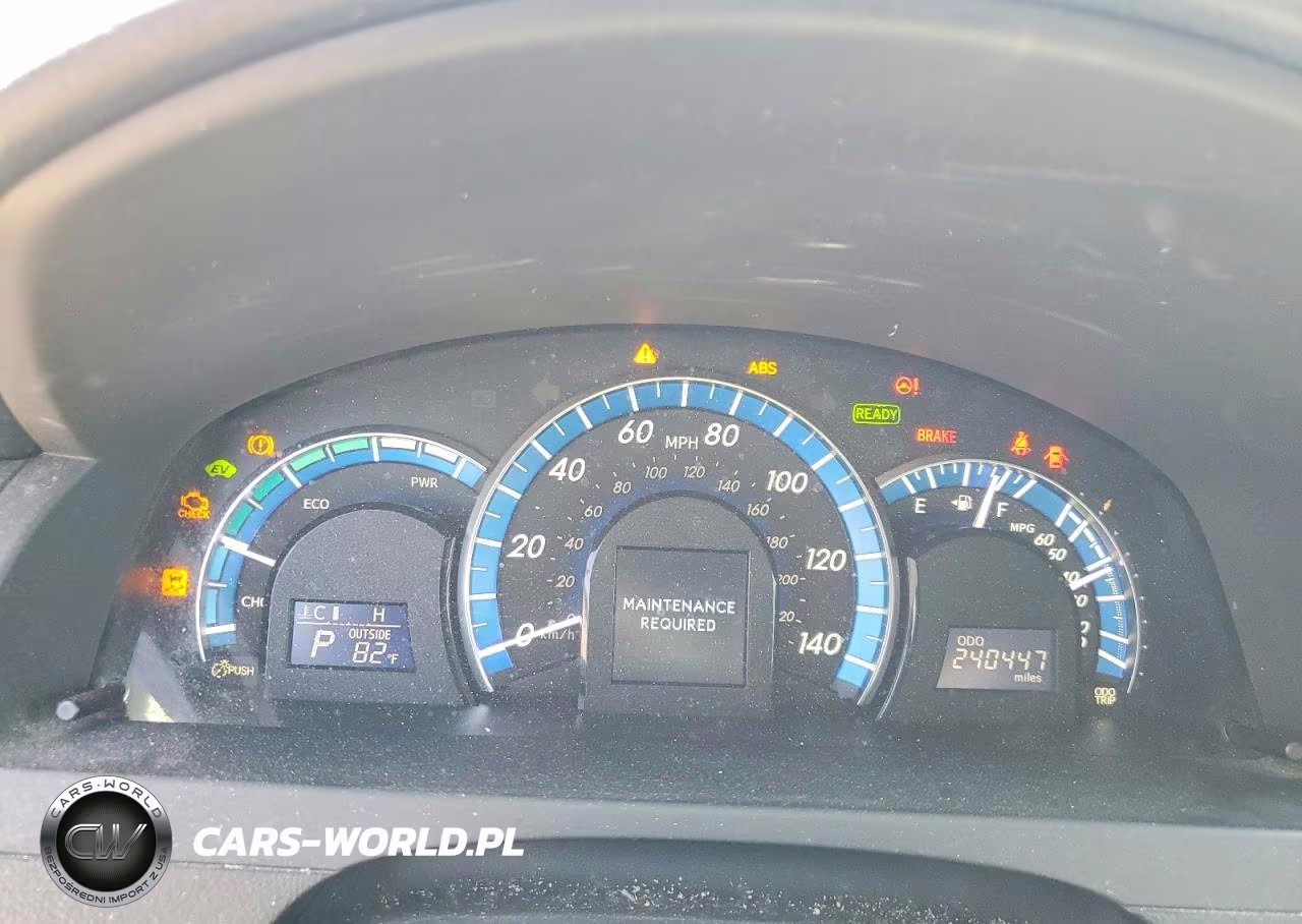 2012 Toyota Camry Hybrid Xle VIN:4T1BD1FK1CU012906 - 9
