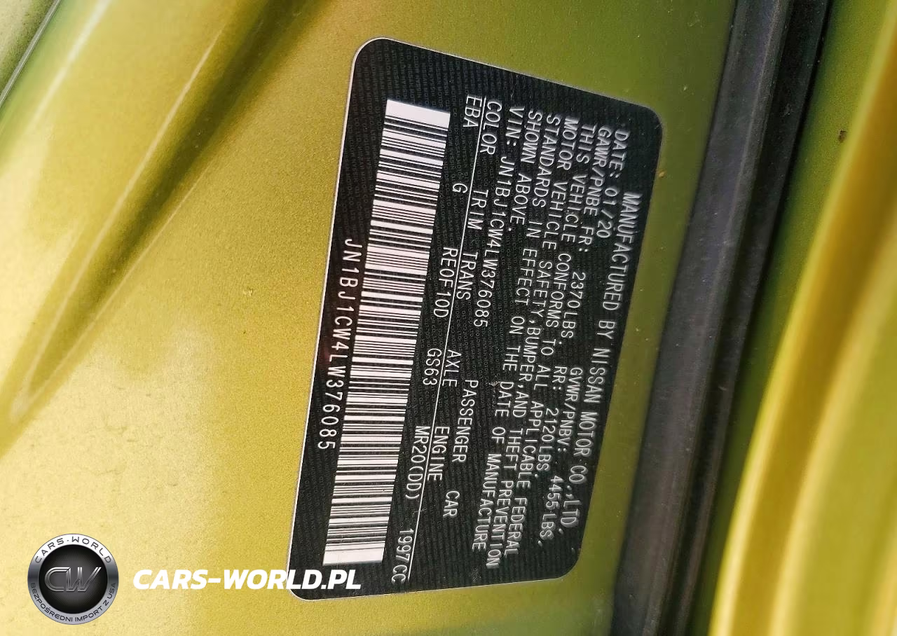 2020 Nissan Rogue Sport S VIN:JN1BJ1CW4LW376085 - 12