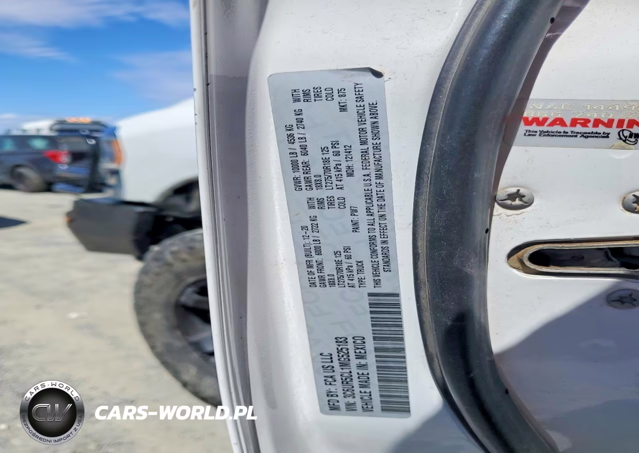 2021 Ram 2500 Tradesman VIN:3C6UR5CL1MG525183 - 12