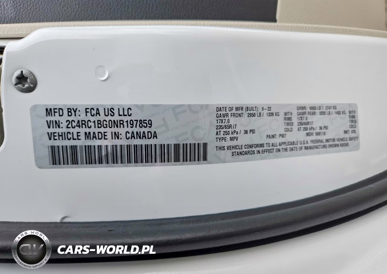 2022 Chrysler Pacifica Touring L VIN:2C4RC1BG0NR197859 - 14