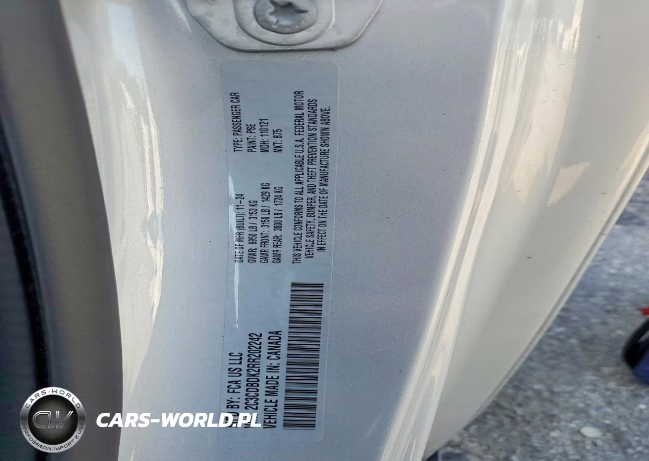 2024 Dodge Charger Daytona Scat Pack VIN:2C3CDBDK2RR202242 - 12