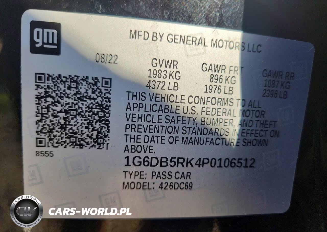 2023 Cadillac Ct4 Premium Luxury VIN:1G6DB5RK4P0106512 - 12