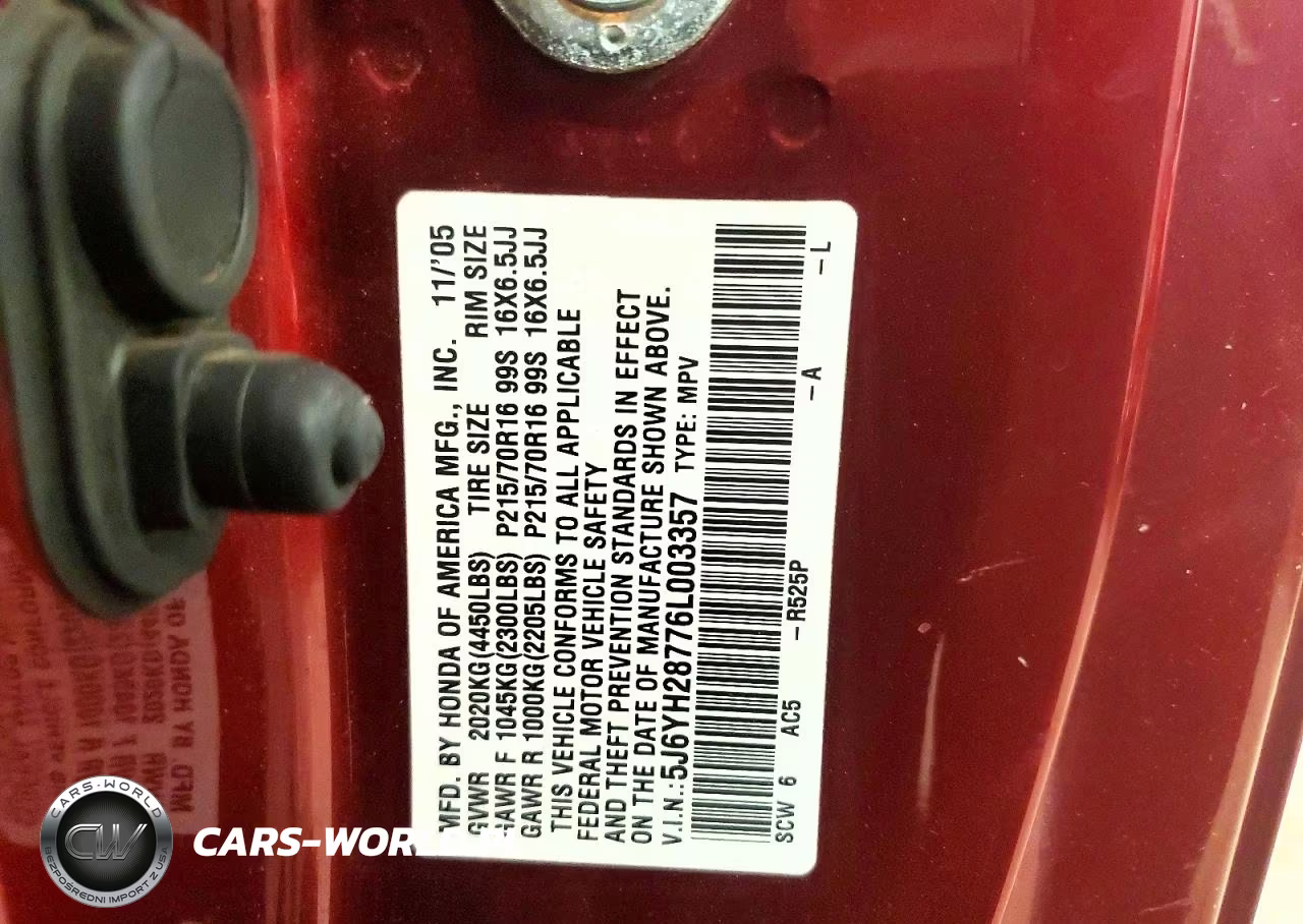 2006 Honda Element Ex VIN:5J6YH28776L003357 - 14