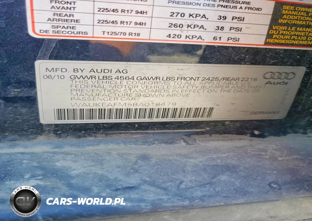 2011 Audi A3 Premium Plus VIN:WAUKEAFM5BA018479 - 12