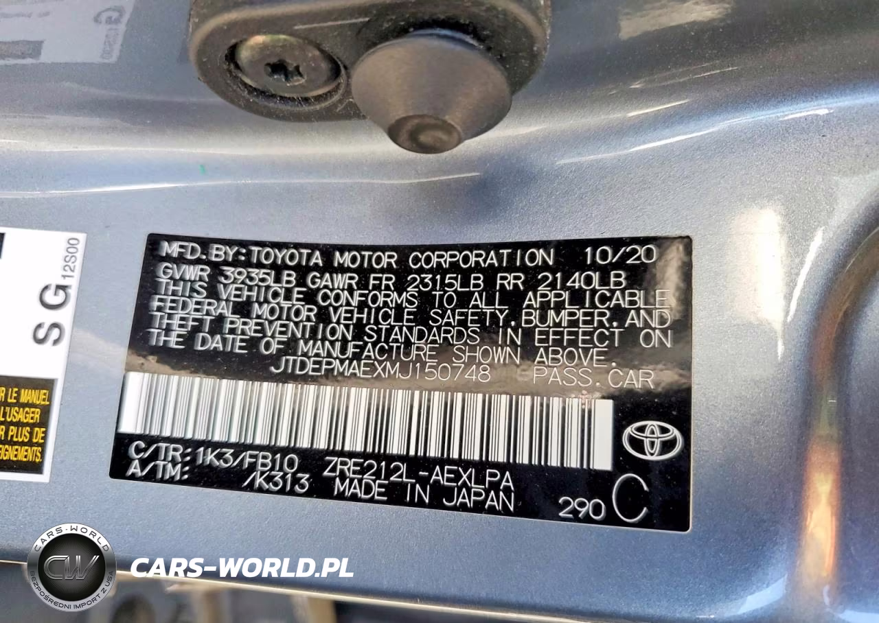 2021 Toyota Corolla Le VIN:JTDEPMAEXMJ150748 - 13
