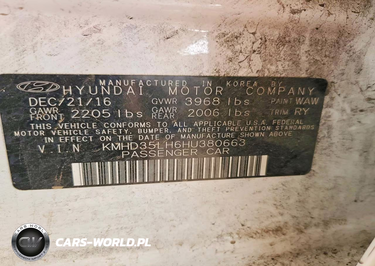 2017 Hyundai Elantra Gt VIN:KMHD35LH6HU380663 - 12