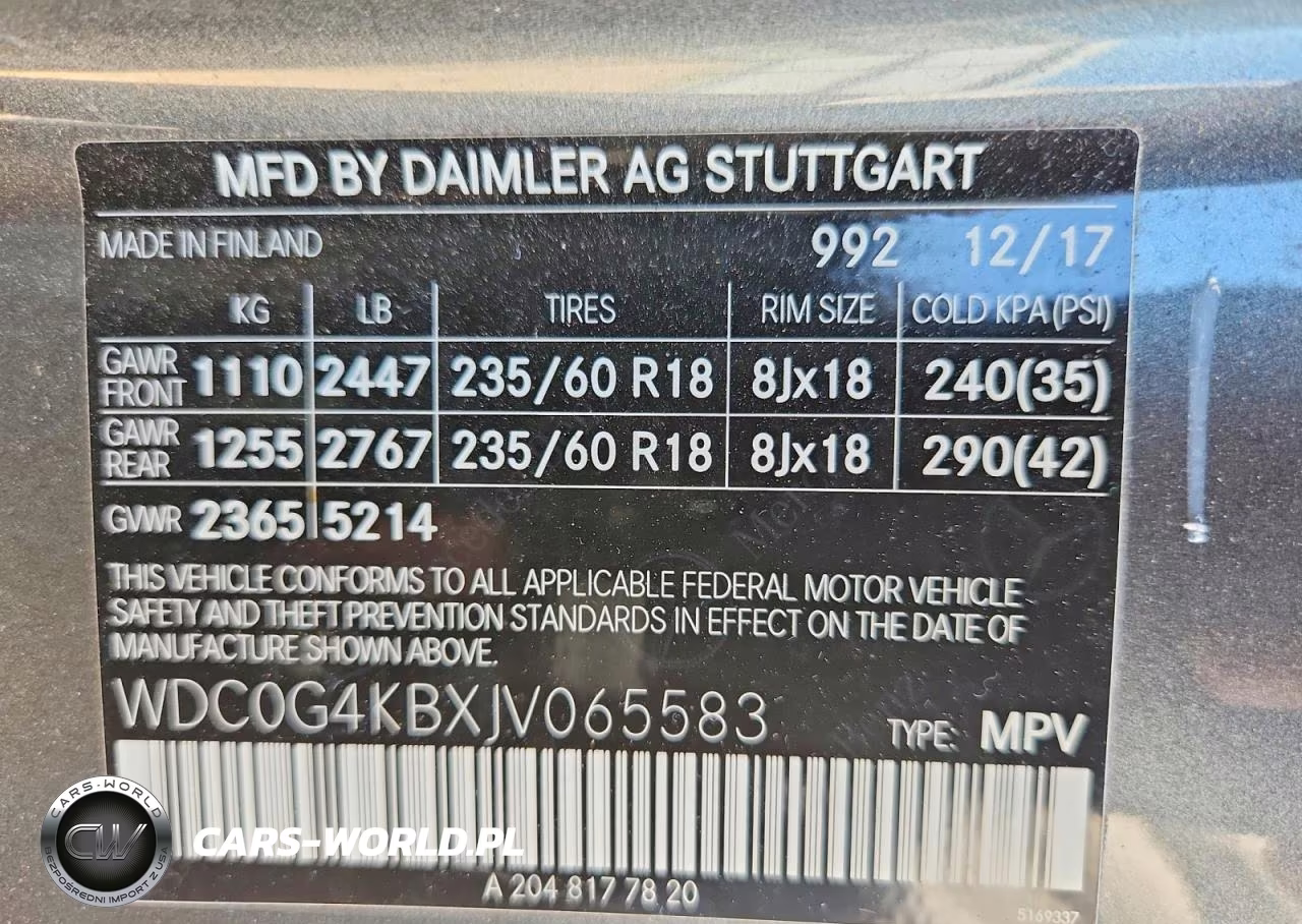 2018 Mercedes-Benz Glc 300 4Matic VIN:WDC0G4KBXJV065583 - 13
