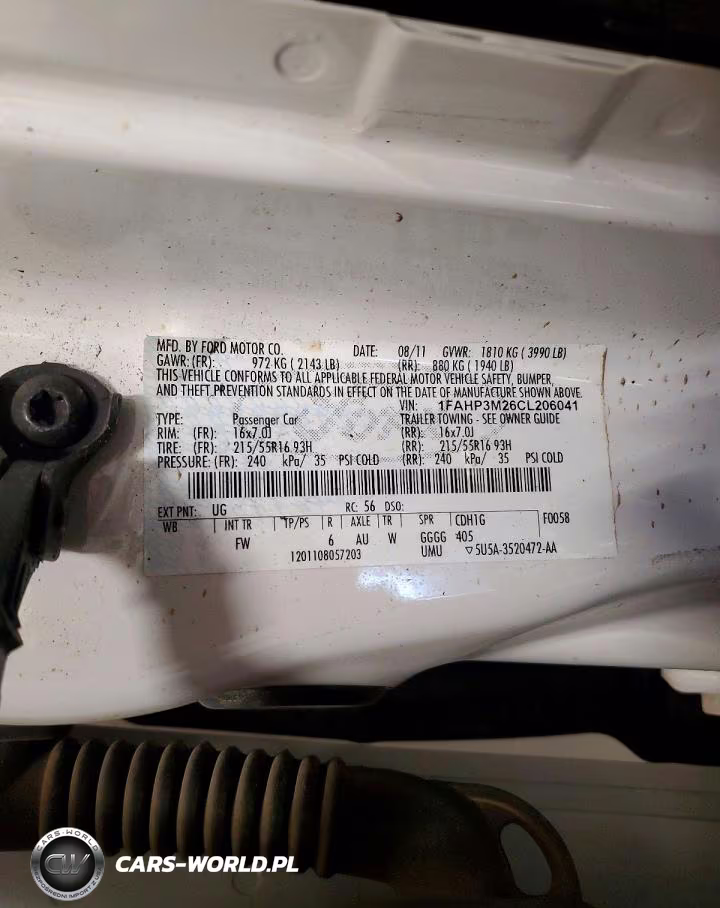 2012 Ford Focus Sel VIN:1FAHP3M26CL206041 - 13
