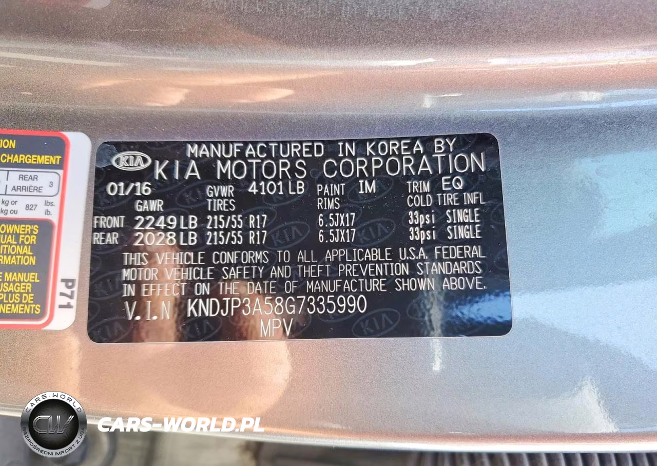 2016 Kia Soul + VIN:KNDJP3A58G7335990 - 13