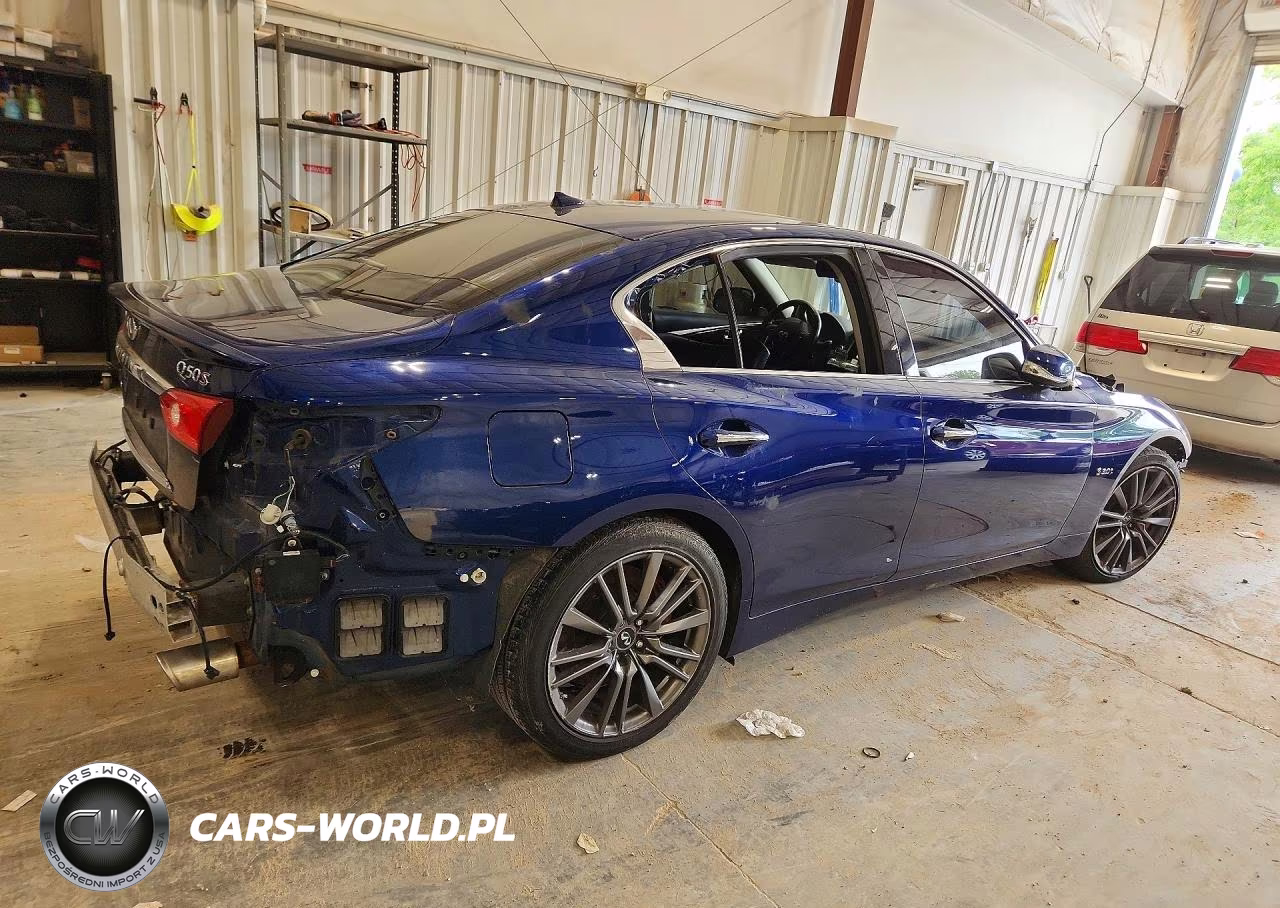 2017 Infiniti Q50 Red Sport 400 VIN:JN1FV7AR2HM871040 - 3