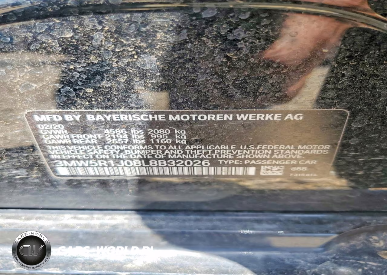 2020 BMW 330I VIN:3MW5R1J08L8B32026 - 12