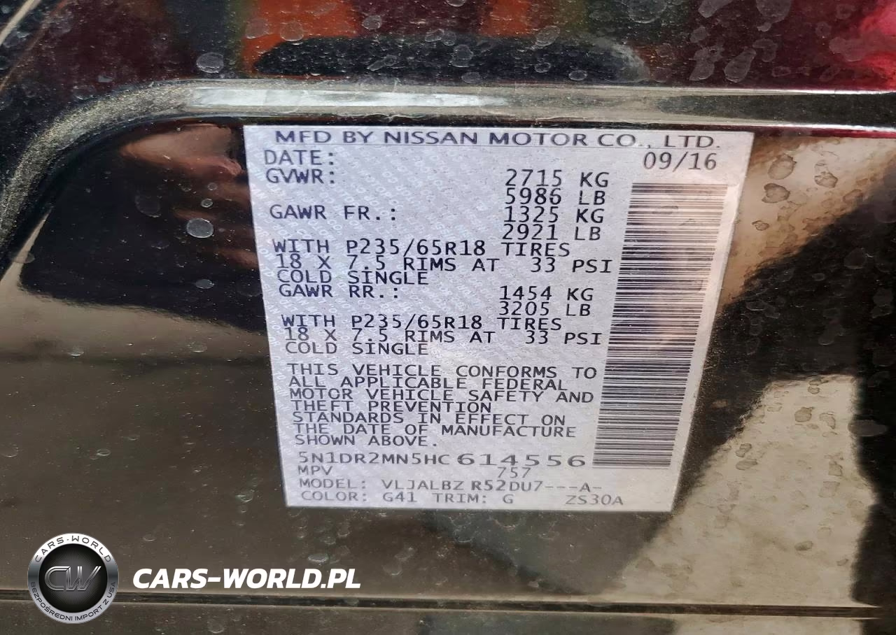 2017 Nissan Pathfinder S VIN:5N1DR2MN5HC614556 - 13