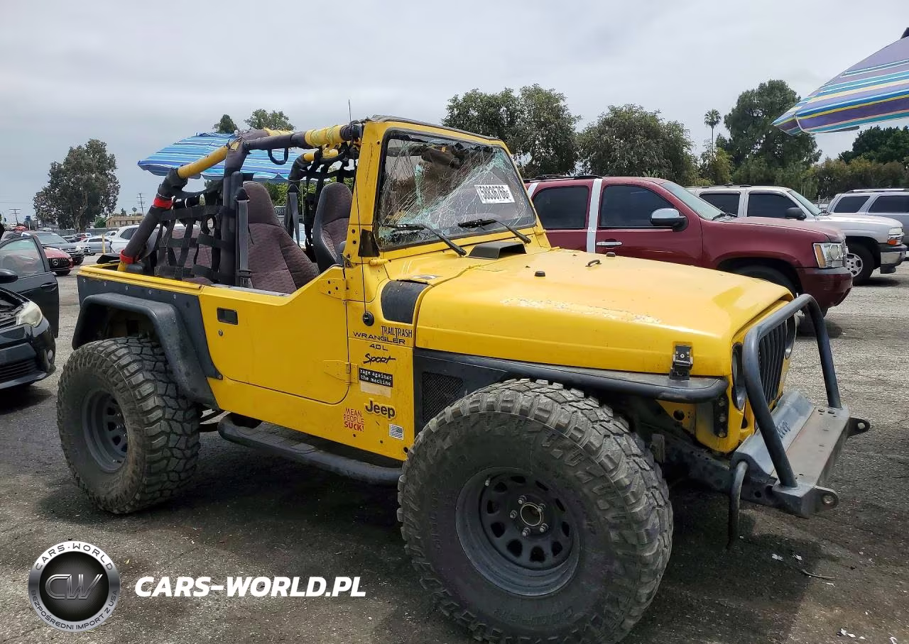 2000 Jeep Wrangler - Tj Sport VIN:1J4FA49S0YP738560 - 4