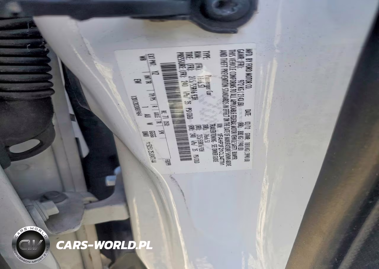 2012 Ford Focus Se VIN:1FAHP3F21CL347791 - 12