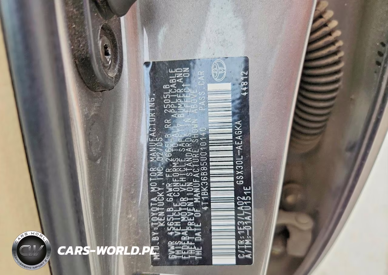 2005 Toyota Avalon Xls VIN:4T1BK36B85U010140 - 13