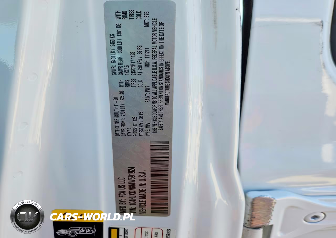 2021 Jeep Wrangler Unlimited Sport VIN:1C4HJXDN8MW591924 - 12