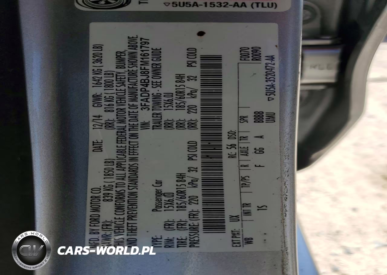 2015 Ford Fiesta Se VIN:3FADP4BJ8FM161797 - 13