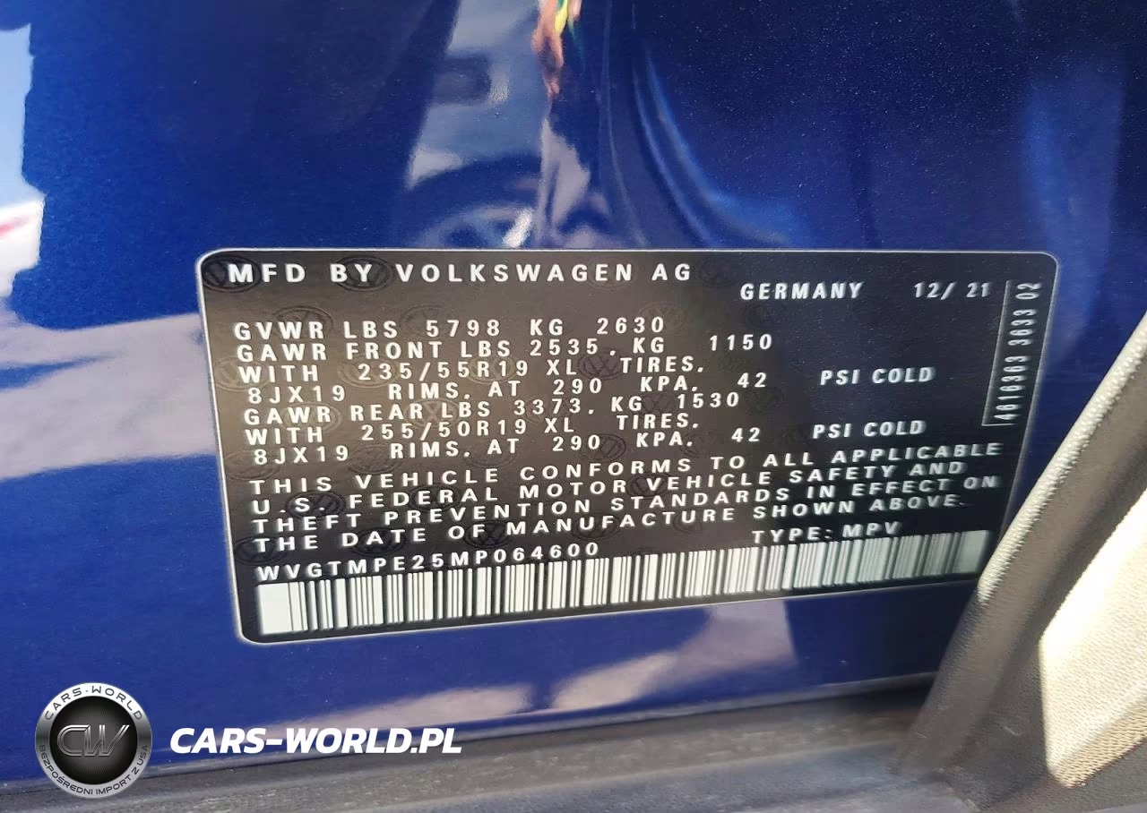 2021 Volkswagen Id.4 Pro S VIN:WVGTMPE25MP064600 - 13
