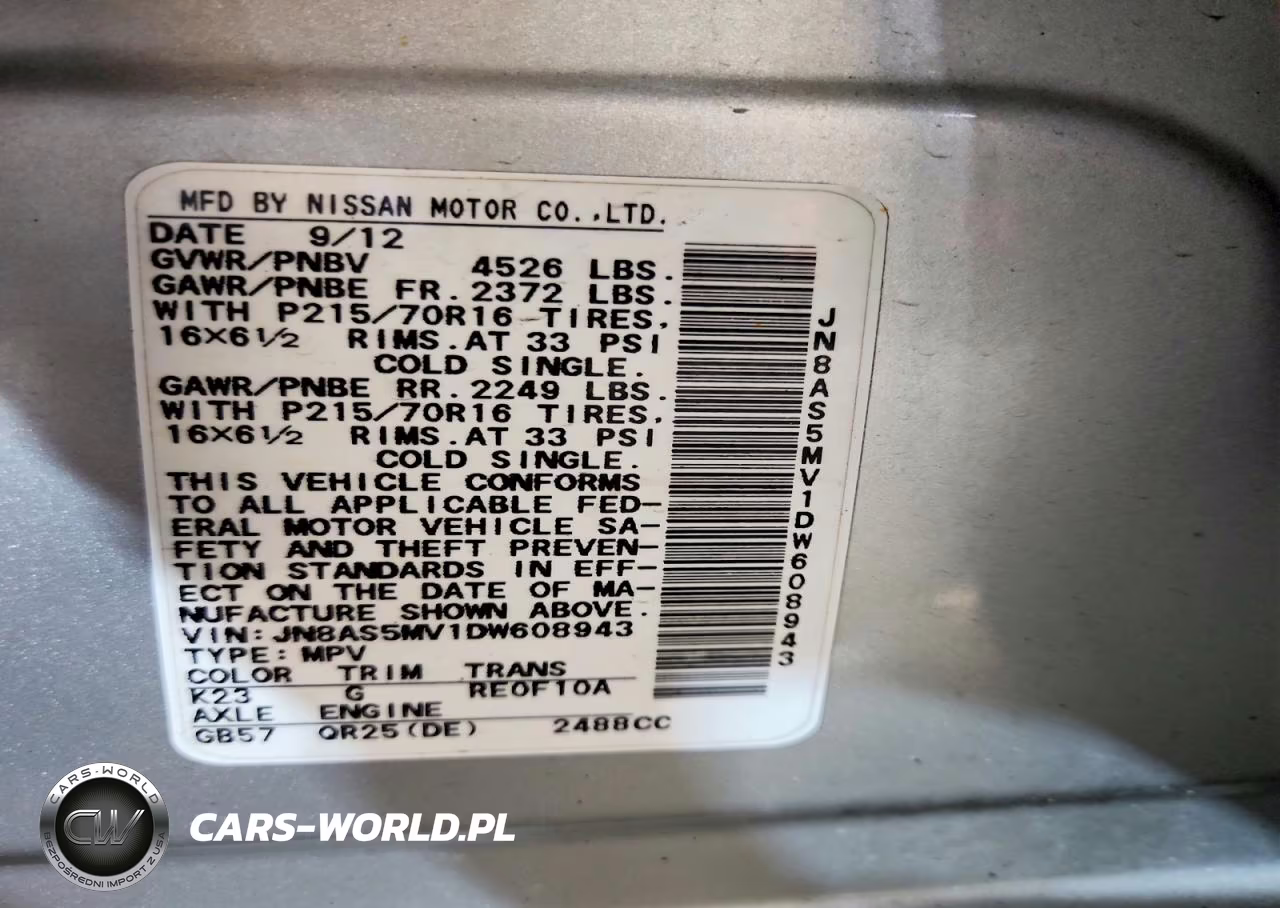 2013 Nissan Rogue S VIN:JN8AS5MV1DW608943 - 14