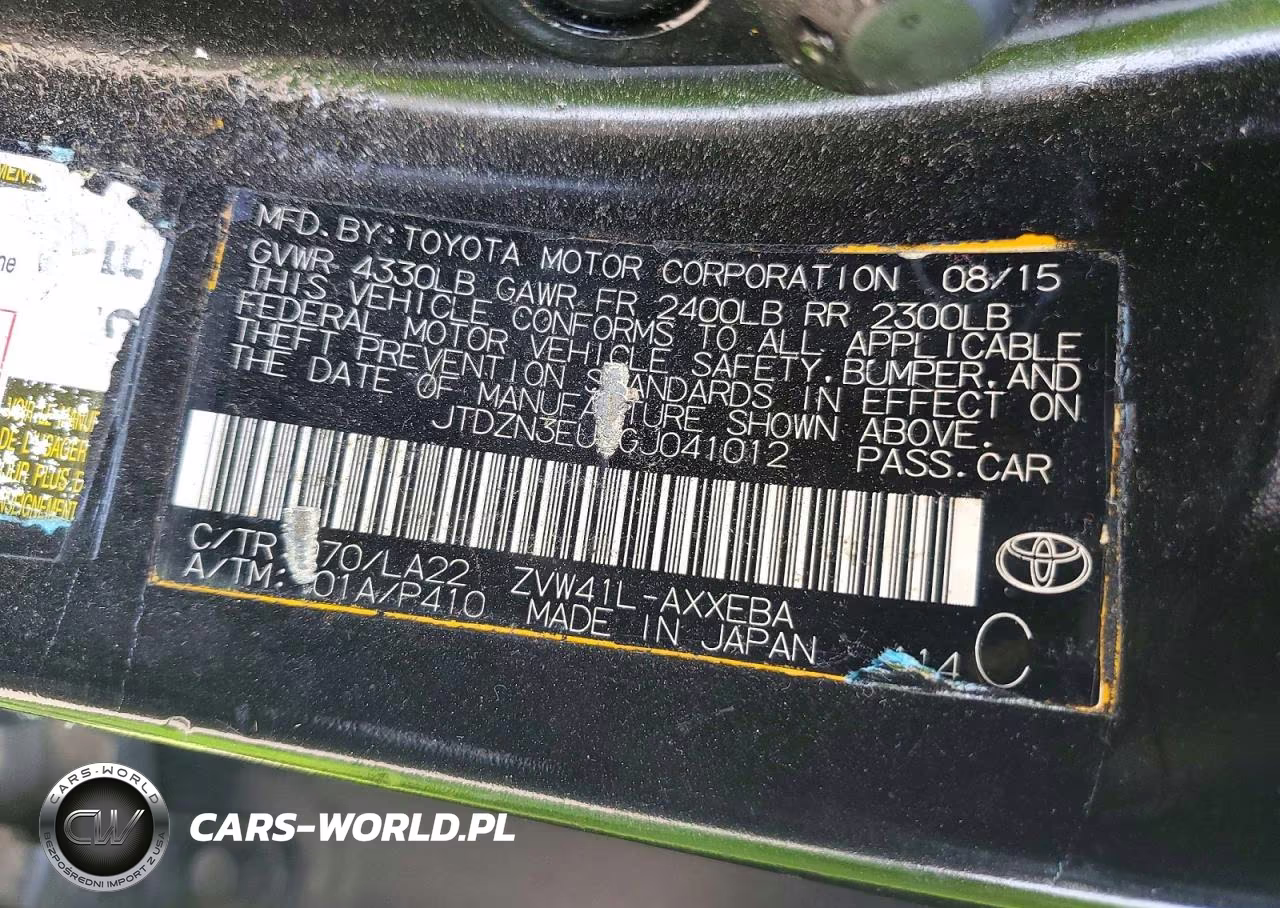 2016 Toyota Prius V Five VIN:JTDZN3EU9GJ041012 - 12