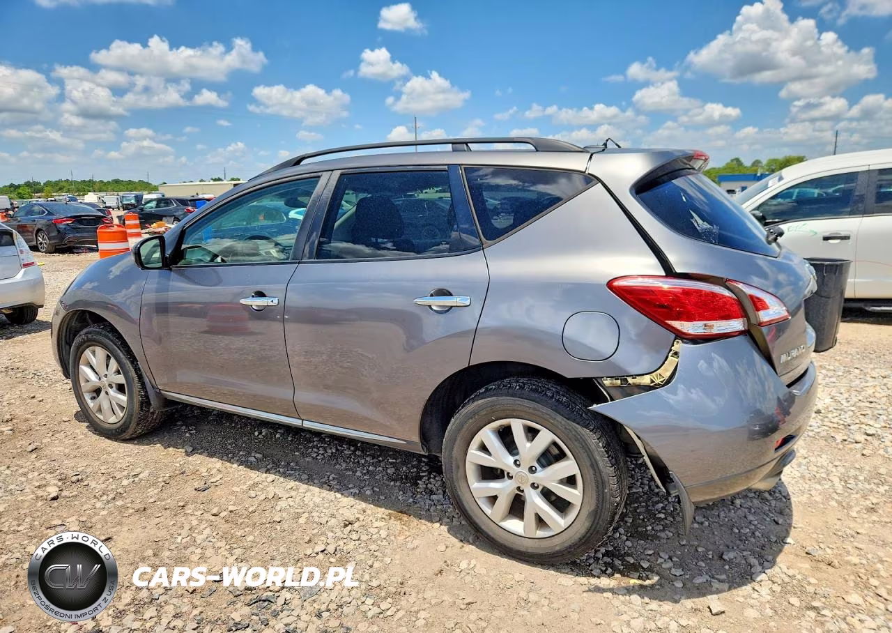 2013 Nissan Murano S VIN:JN8AZ1MU0DW202521 - 2