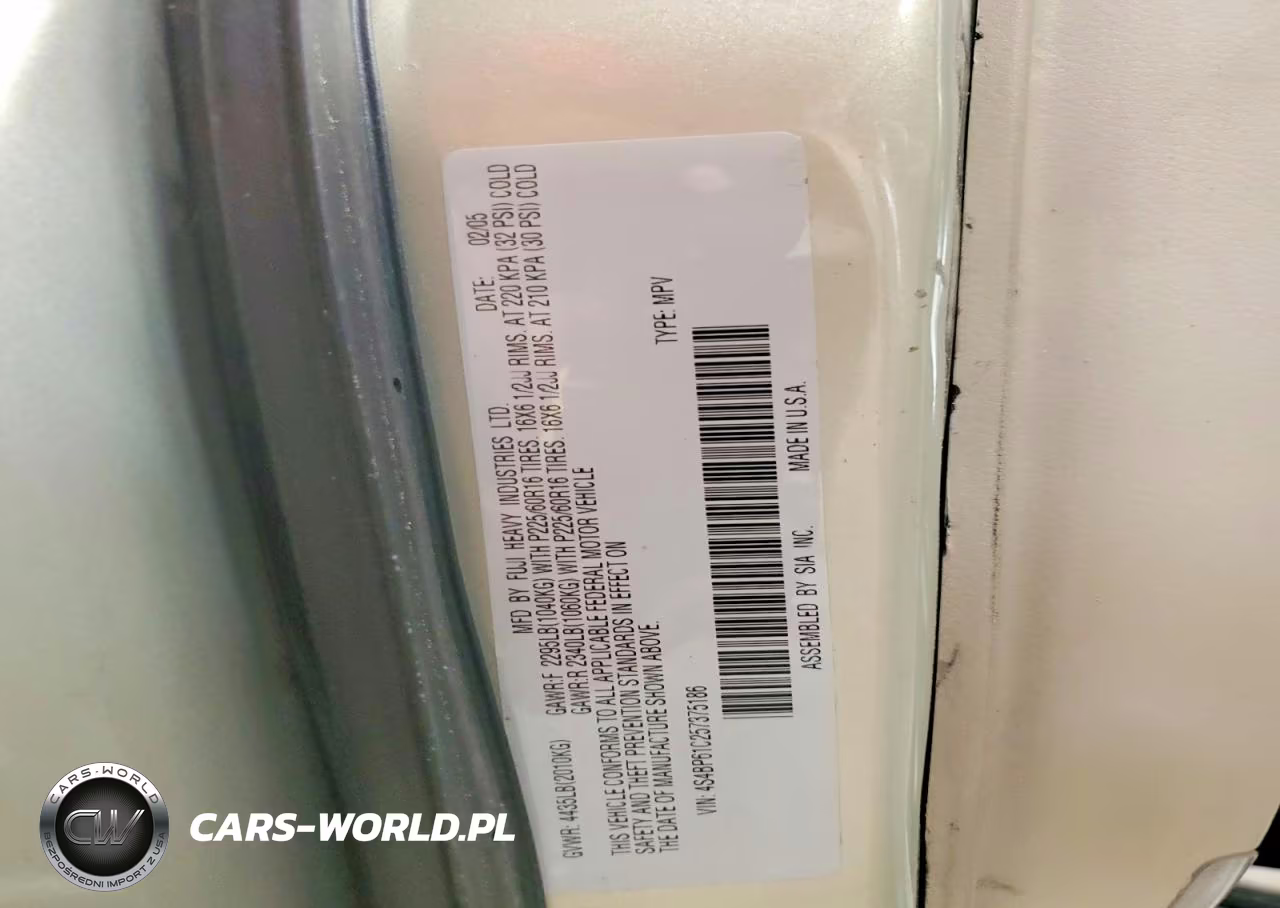 2005 Subaru Legacy Outback 2.5I VIN:4S4BP61C257375186 - 12