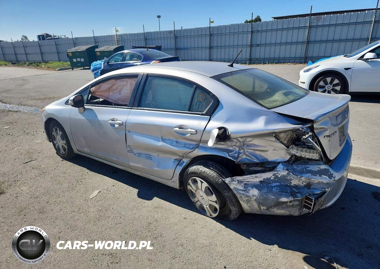 2012 Honda Civic VIN:JHMFB4F21CS010953 - 2