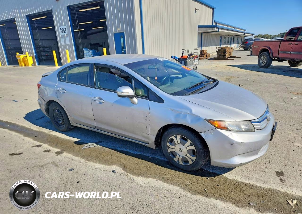 2012 Honda Civic VIN:JHMFB4F21CS010953 - 4