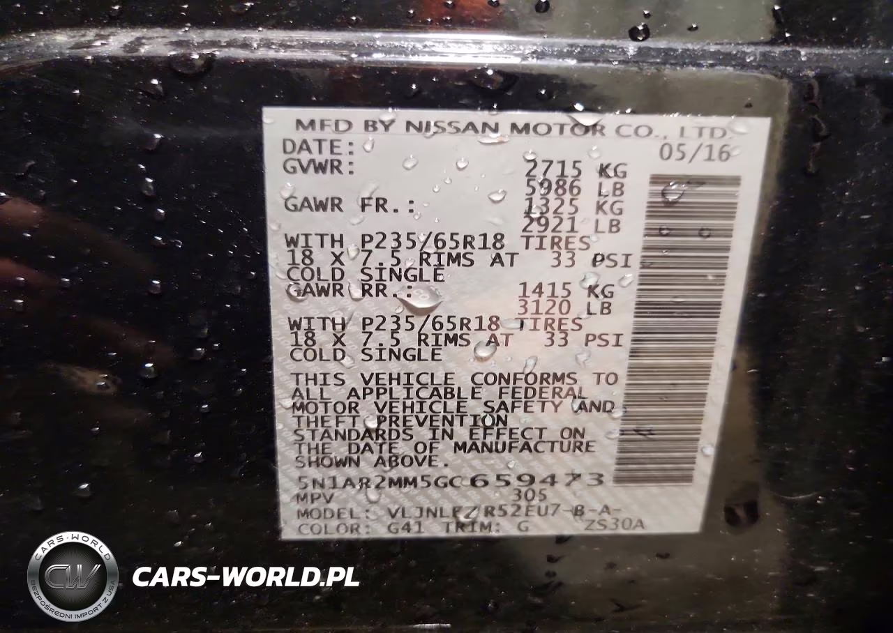 2016 Nissan Pathfinder Sv VIN:5N1AR2MM5GC659473 - 14