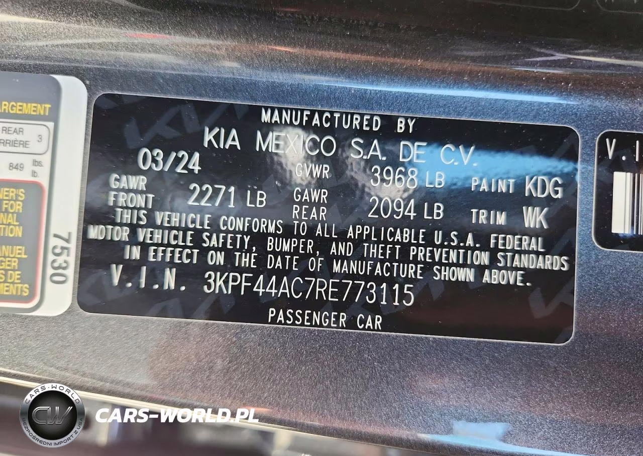 2024 Kia Forte Gt VIN:3KPF44AC7RE773115 - 13
