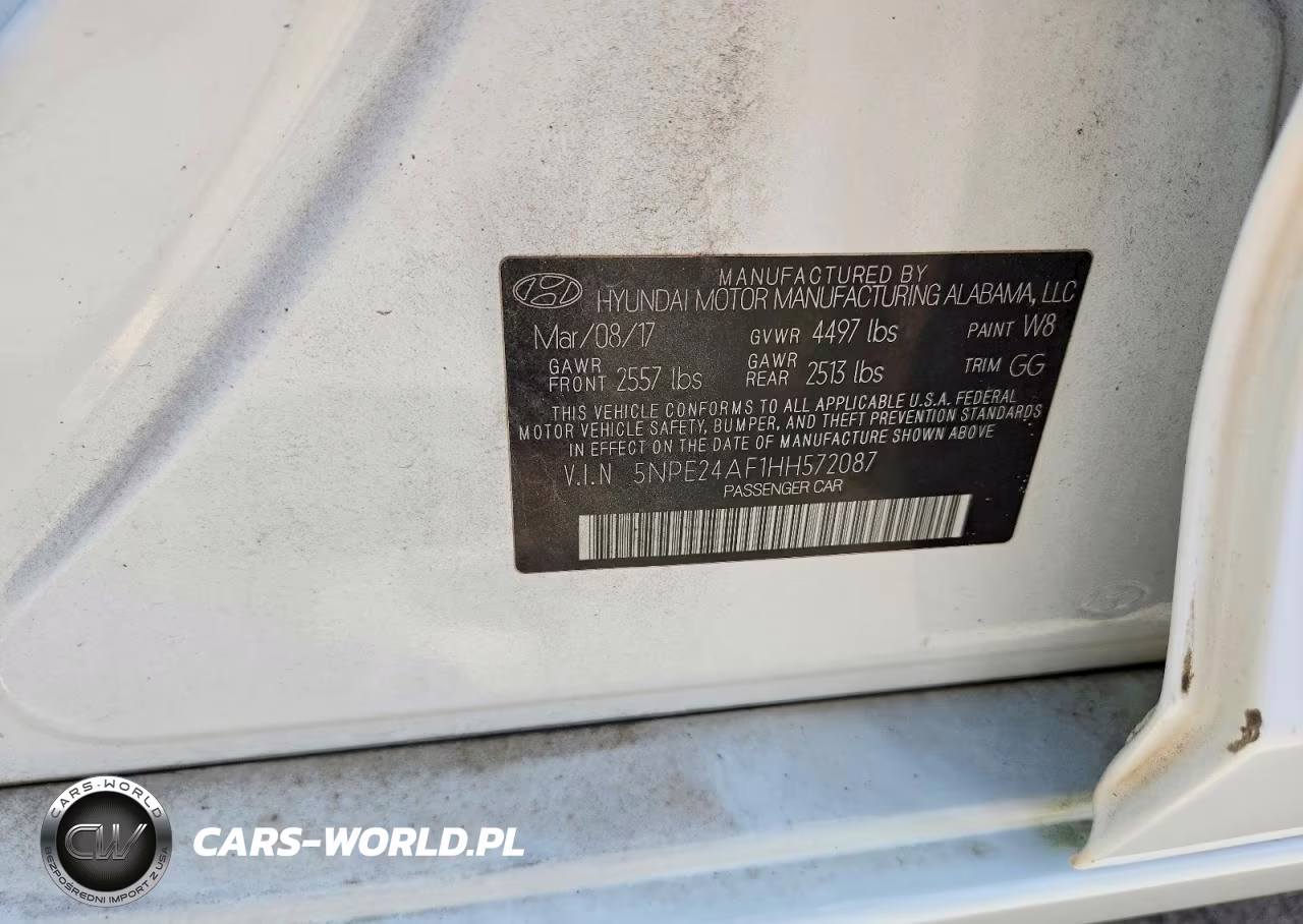 2017 Hyundai Sonata Se VIN:5NPE24AF1HH572087 - 12