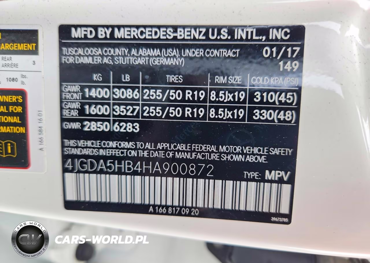2017 Mercedes-Benz Gle 350 4Matic VIN:4JGDA5HB4HA900872 - 13