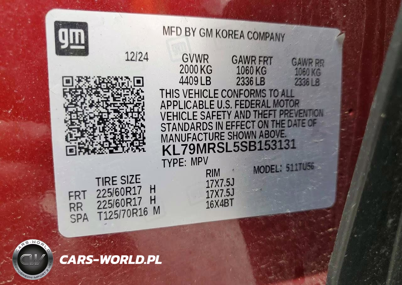 2025 Chevrolet Trailblazer Lt VIN:KL79MRSL5SB153131 - 12