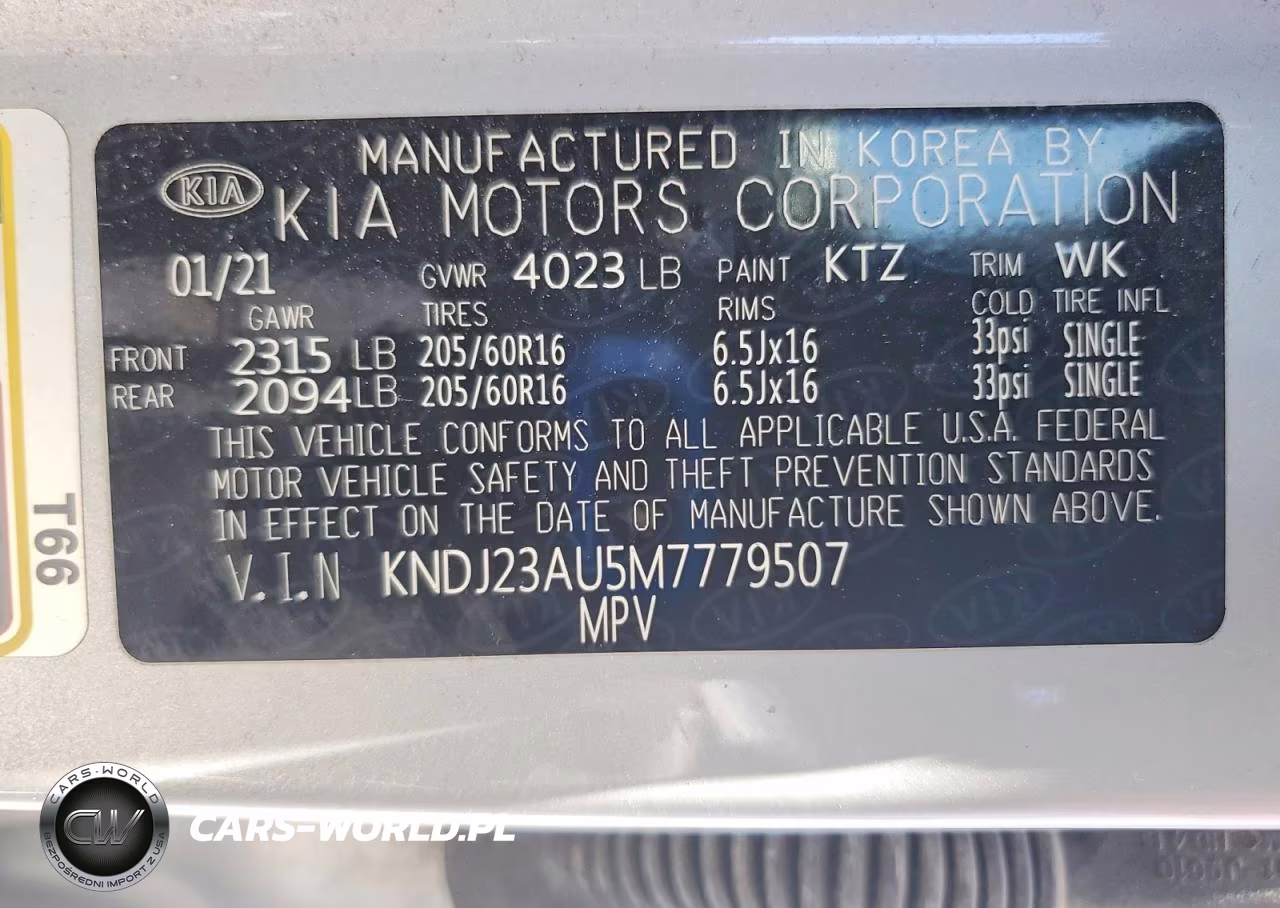 2021 Kia Soul S VIN:KNDJ23AU5M7779507 - 12