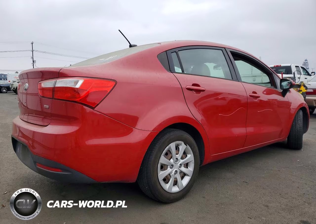 2013 Kia Rio Lx VIN:KNADM4A32D6262706 - 3