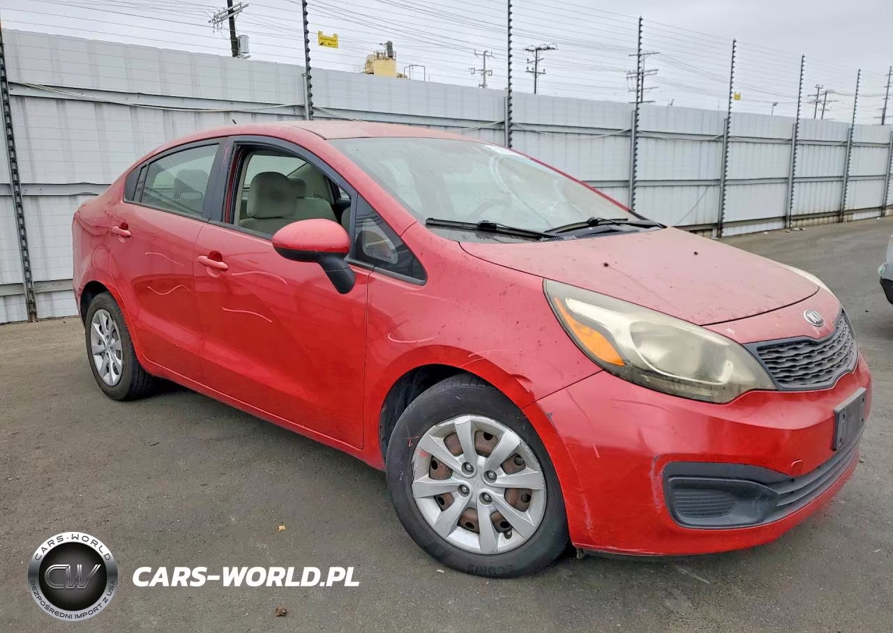 2013 Kia Rio Lx VIN:KNADM4A32D6262706 - 4